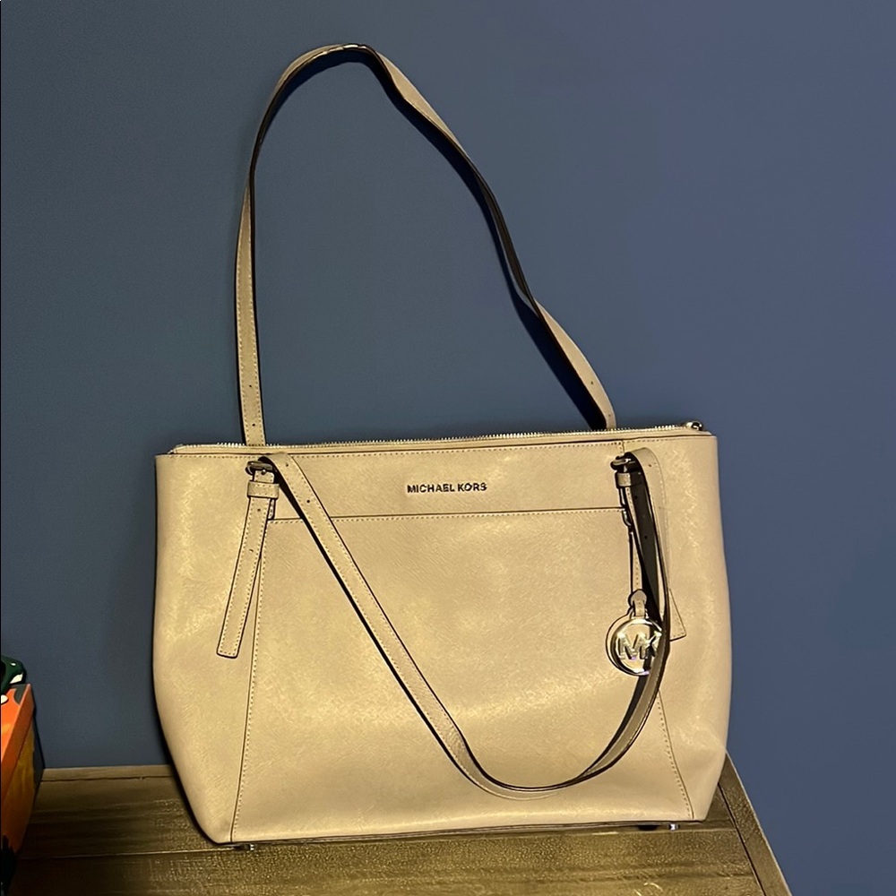 Michael Kors Beige Tote Bag